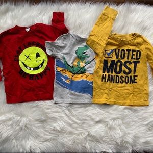 Lot of 3 Sz 3T Boy’s Shirts